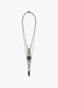 2-PACK BEADED FRINGE NECKLACES