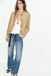 FAUX SUEDE JACKET