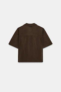 CHEMISE FLUIDE À MANCHES COURTES