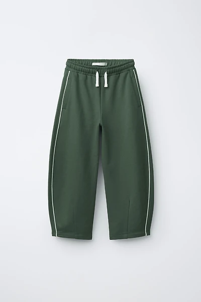 PANTALON BARREL LISERÉ CONTRASTE