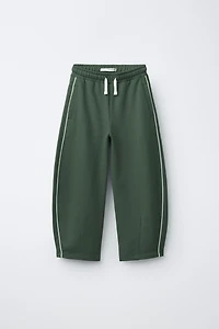 PANTALON BARREL LISERÉ CONTRASTE