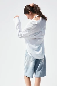 CHEMISE OVERSIZE EN GASE