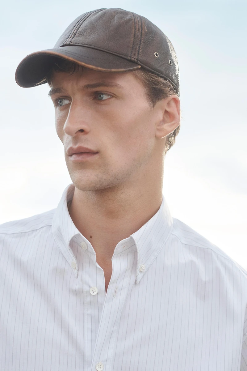 WASHED LEATHER LIMITED EDITION CAP