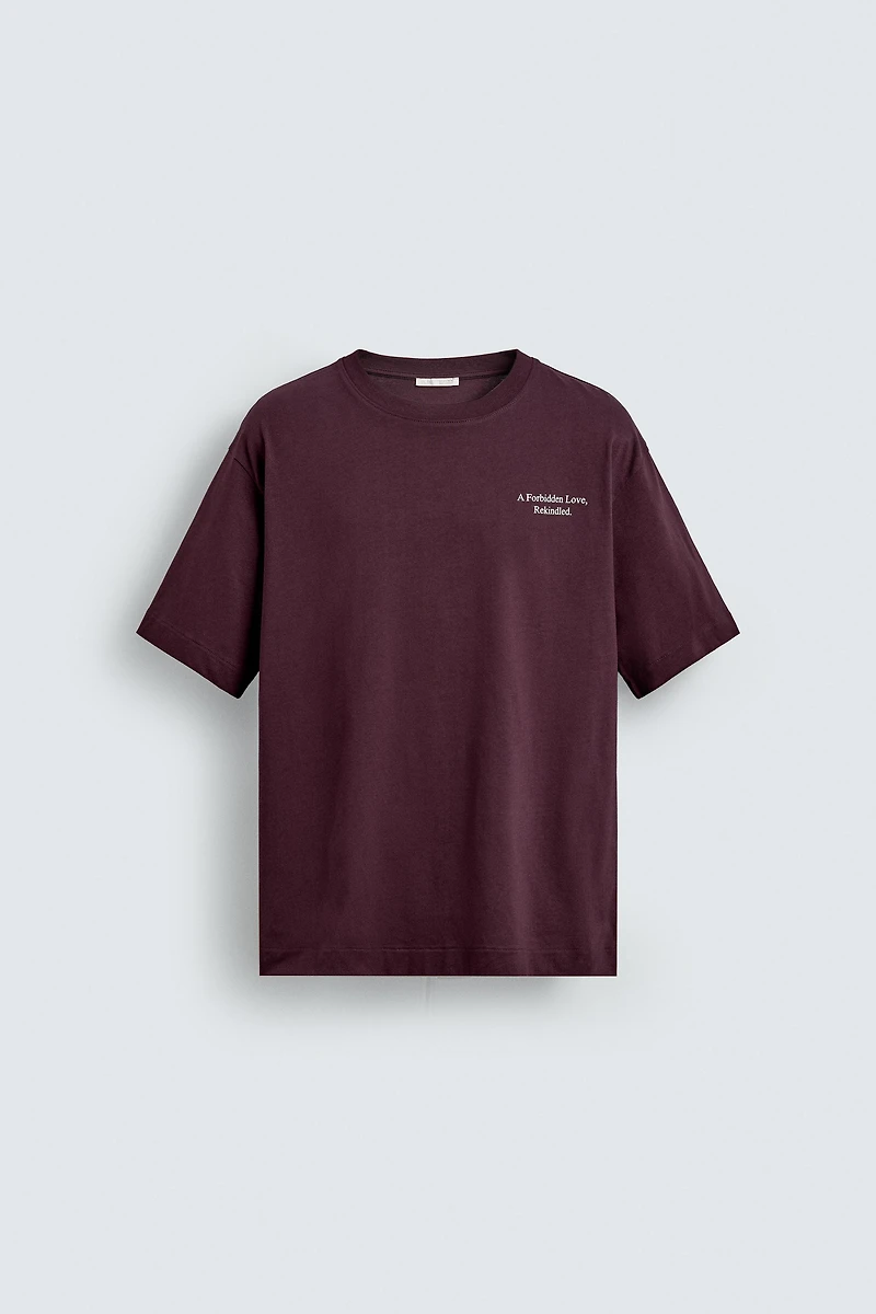 TEXT PRINT T-SHIRT