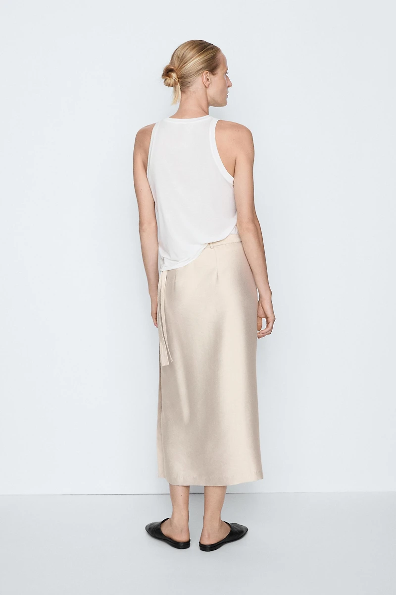 Top sans manches en mélange de soie - STUDIO