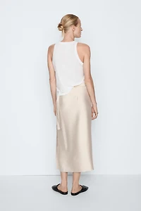 Top sans manches en mélange de soie - STUDIO