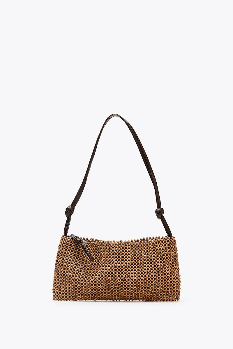 BEADED SHOULDER BAG
