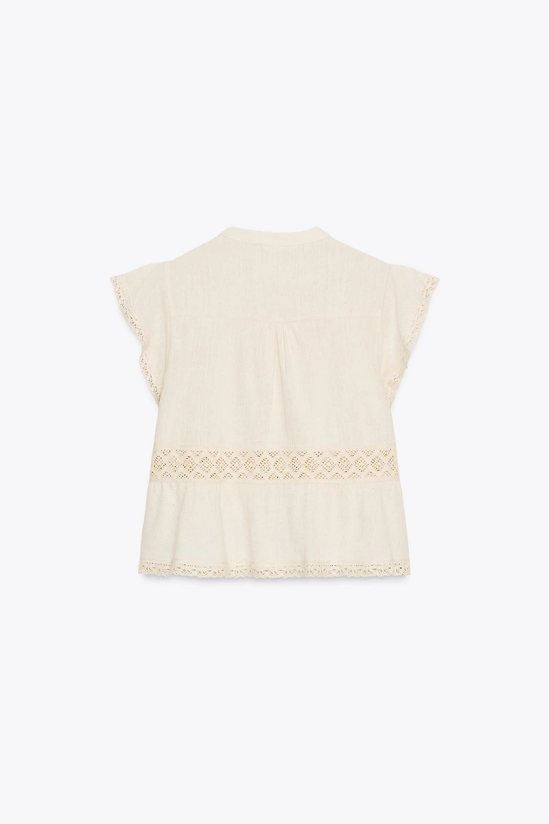 TOP RUSTIQUE CROCHET ENTRE-DEUX