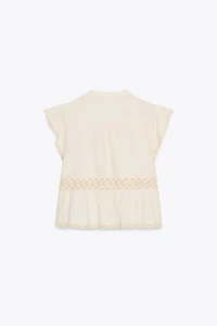 TOP RUSTIQUE CROCHET ENTRE-DEUX