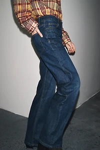 ZW COLLECTION LOW-RISE BOOTCUT JEANS