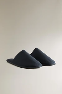 FABRIC MULE SLIPPERS