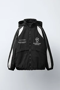 UEFA CHAMPIONS LEAGUE ® WATER REPELLENT JACKET WITH HOODIE