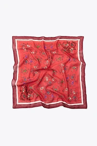 EMBROIDERED PRINTED SCARF