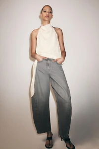 JEAN ZW COLLECTION BALLOON LONGUEUR CHEVILLE TAILLE NORMALE