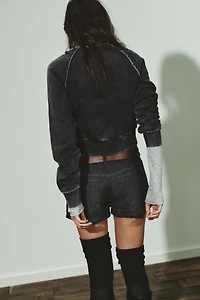 CROPPED SEAM SWEATSHIRT