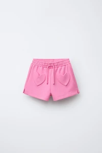 HEART POCKET INTERLOCK SHORTS