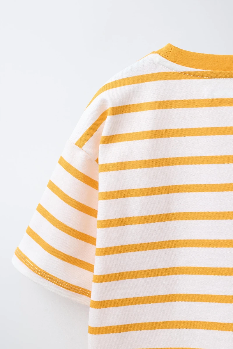 HEAVY WEIGHT STRIPED T-SHIRT