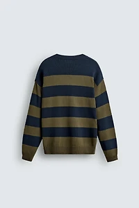 STRIPED JACQUARD SWEATER