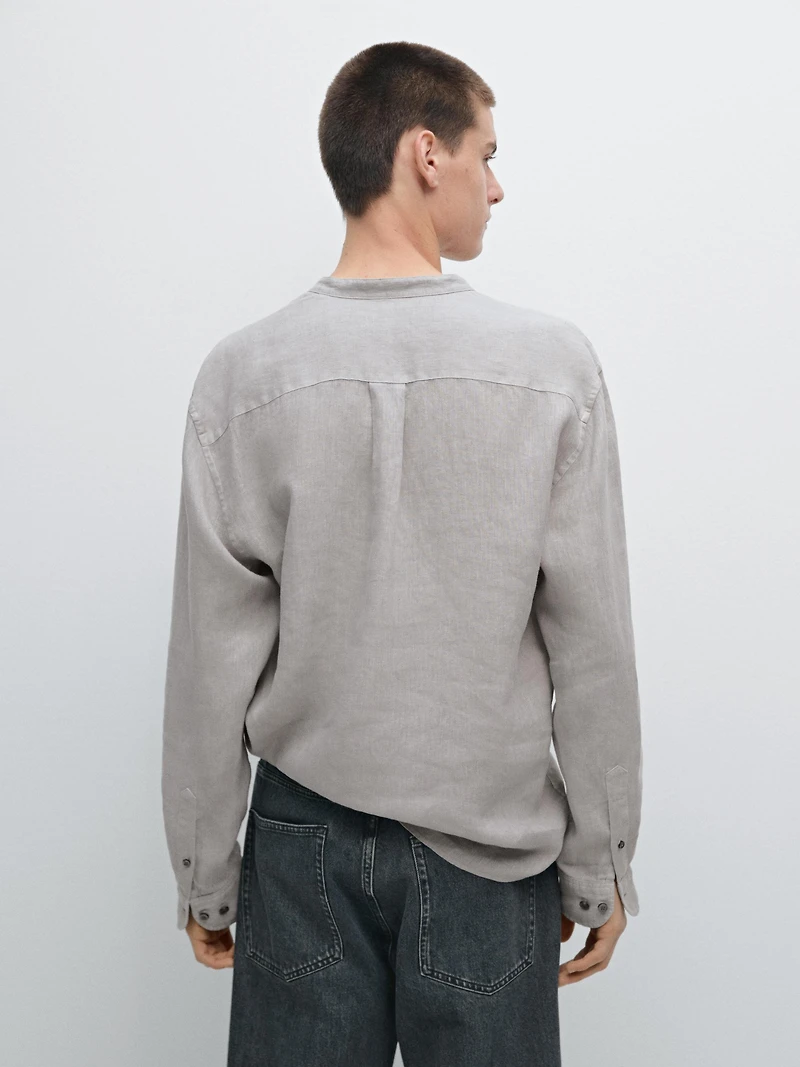 100% linen shirt