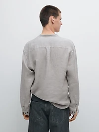 100% linen shirt