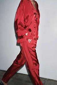 CHEMISE SATINÉE À POCHE LIMITED EDITION