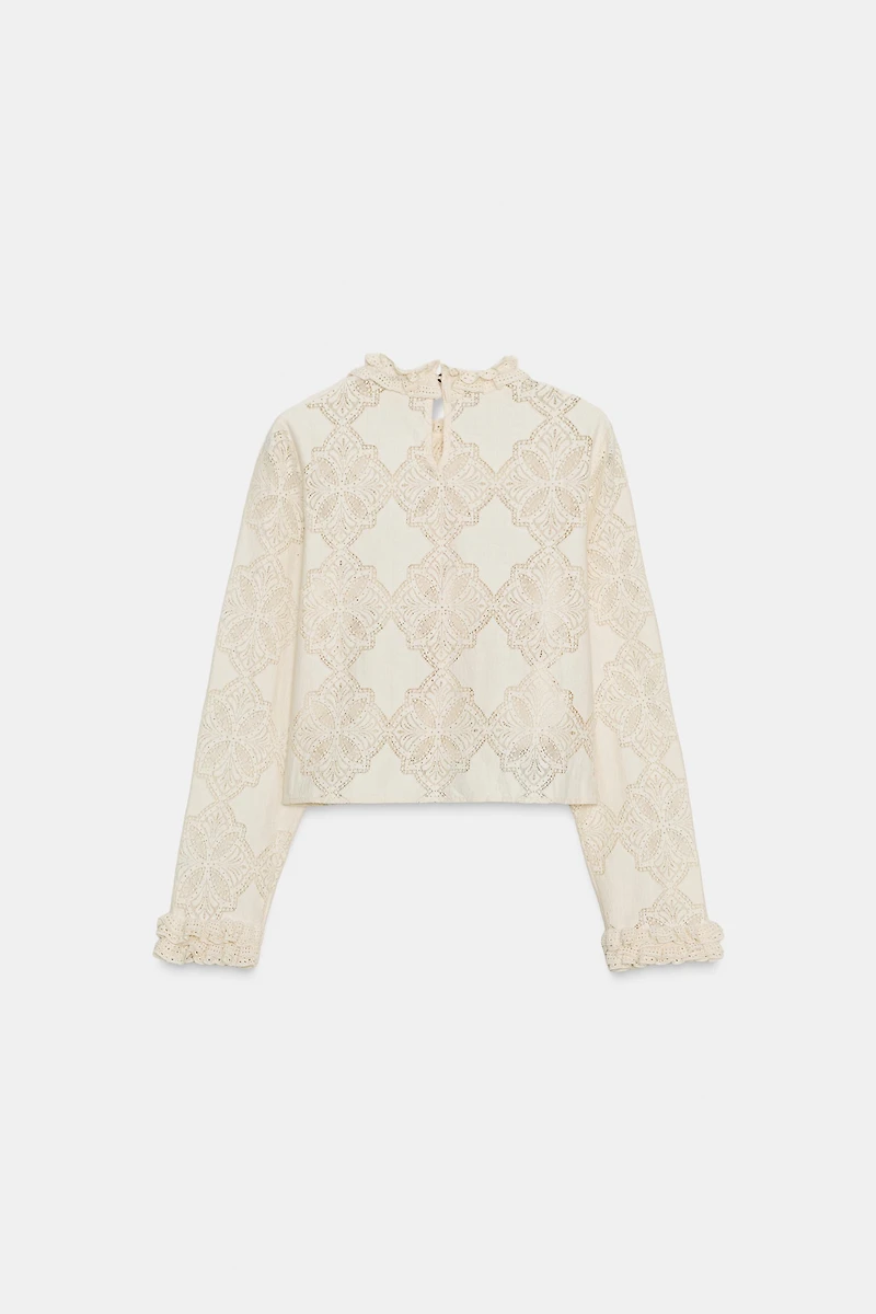RUFFLED ROMANTIC BLOUSE