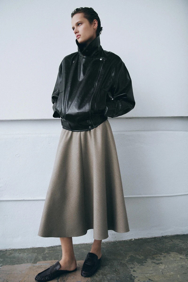 ZW COLLECTION FAUX LEATHER JACKET