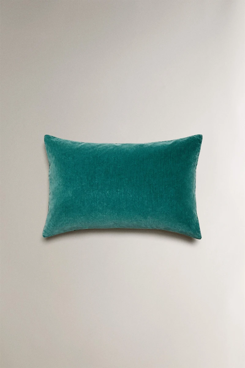 VELVET THROW PILLOW COVER