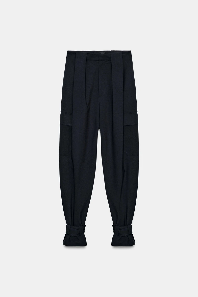ZW COLLECTION LIMITED EDITION PLEATED CARGO PANTS