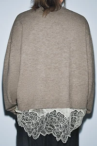 COMBINATION KNIT JUMPER