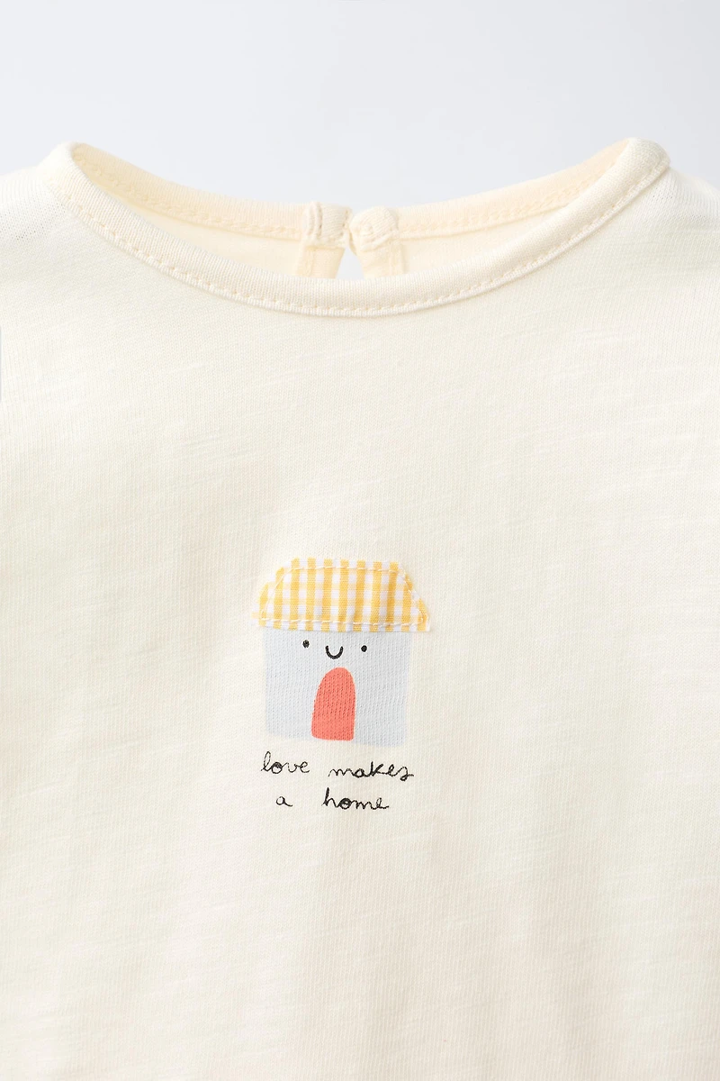 T-SHIRT IMPRIMÉ PETITE MAISON