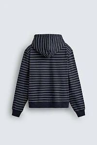 SWEAT À CAPUCHE RAYURES