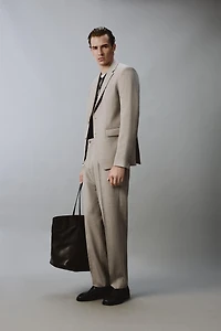 WOOL BLEND COMFORT SUIT PANTS