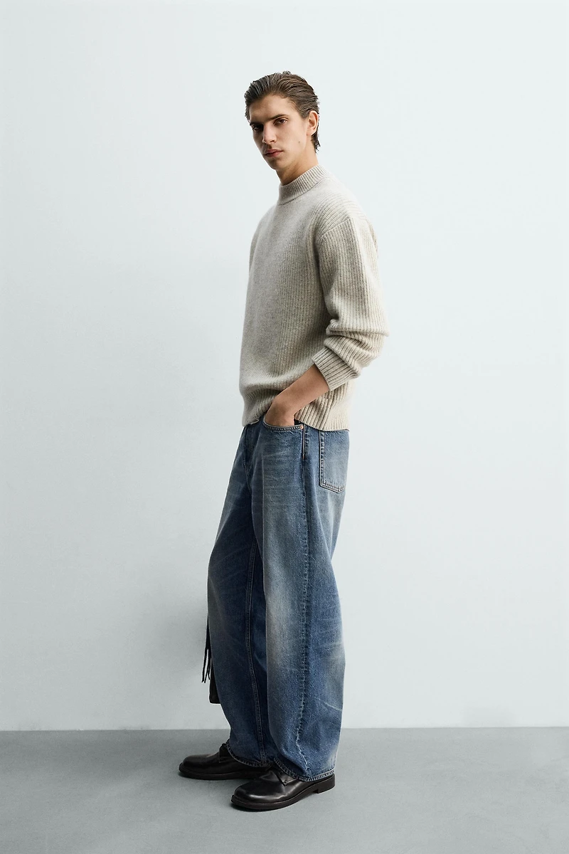 WOOL BLEND TEXTURED JUMPER