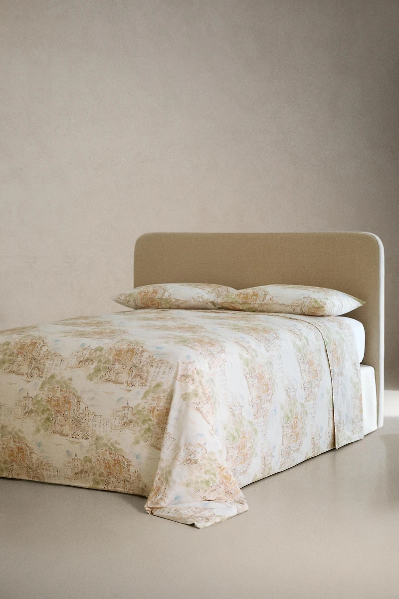 COTTON LANDSCAPE DUVET COVER
