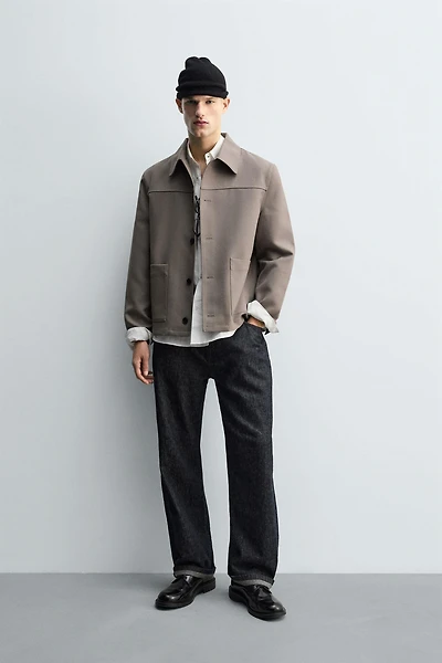 SURCHEMISE RELAXED FIT À POCHES