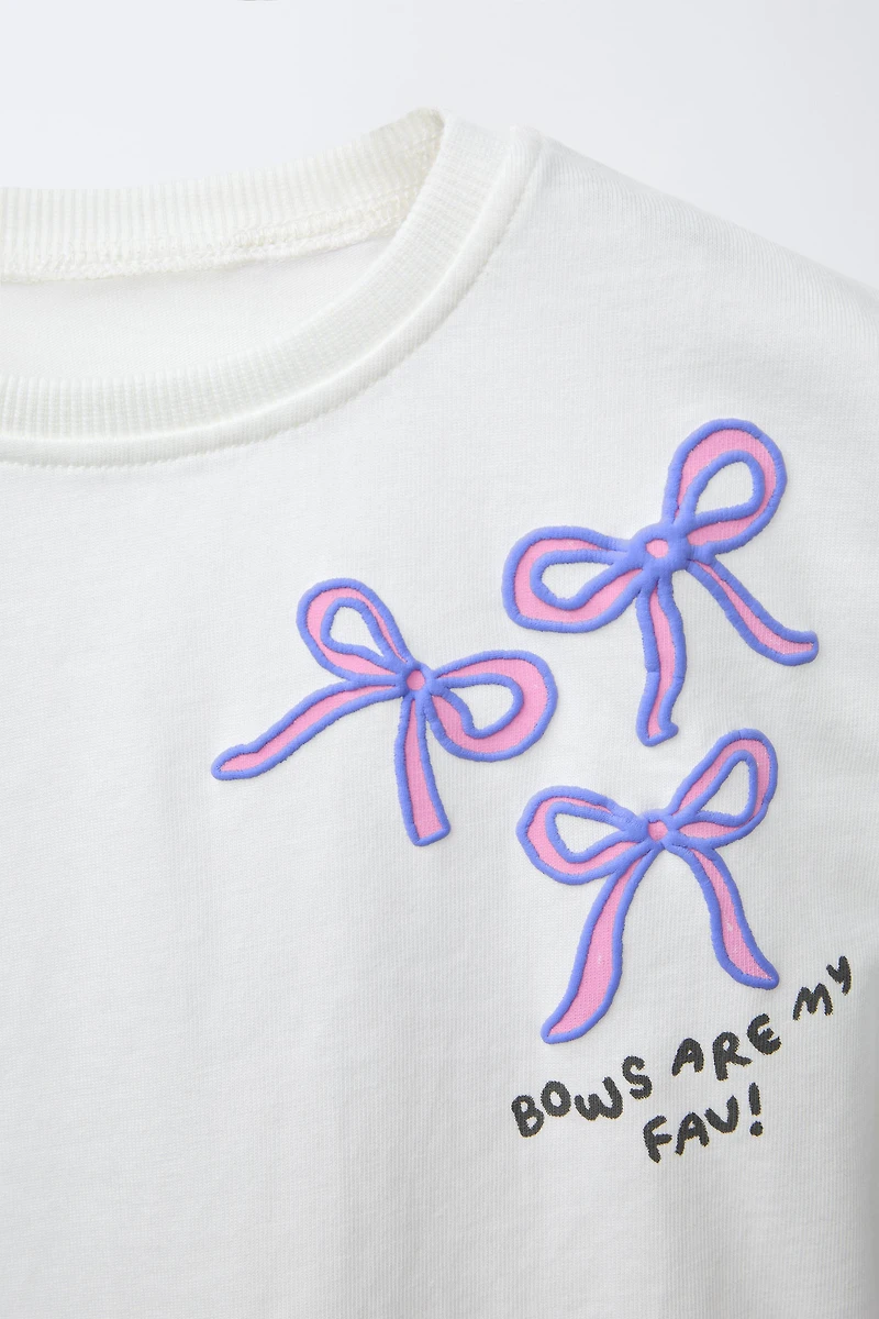 RAISED PRINT T-SHIRT