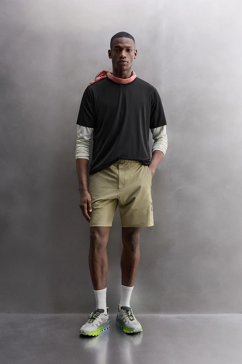 TECHNICAL RUNNING PRINT T-SHIRT