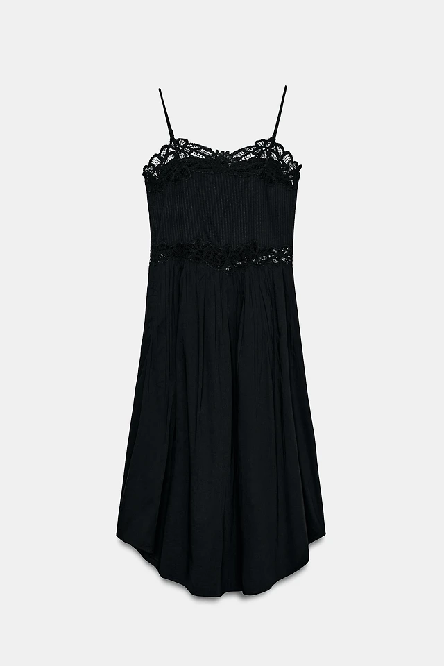 Zara ZW COLLECTION PLEATED MIDI DRESS at Mall of America in Bloomington, MN