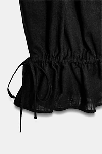 ZW COLLECTION DRAWSTRING PARACHUTE PANTS