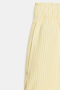 STRIPED POPLIN SHORTS