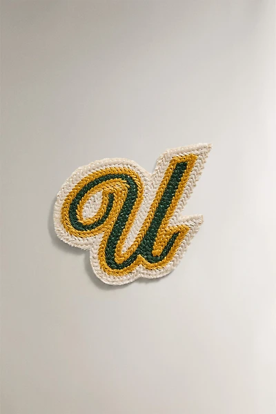 COTTON U LETTER PATCH