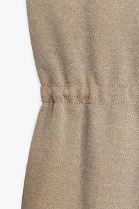 GILET EN TWILL BOUTONS