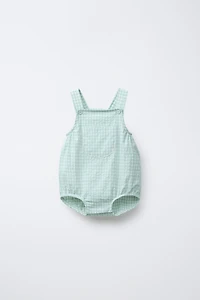 GINGHAM ROMPER