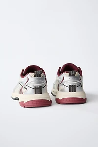 METALLIC ATHLETIC SNEAKERS