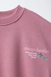 SWEAT ÉTOILES BRILLANTES
