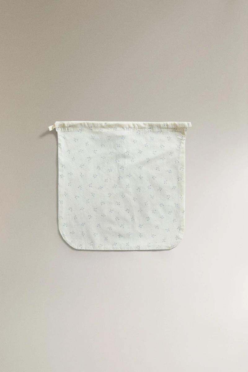 CHILDREN'S FLORAL LAUNDRY BAG