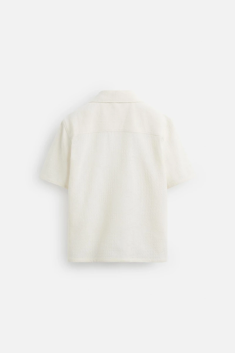 RELAXED FIT JACQUARD SHIRT