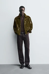 TEXTURED JACQUARD JACKET