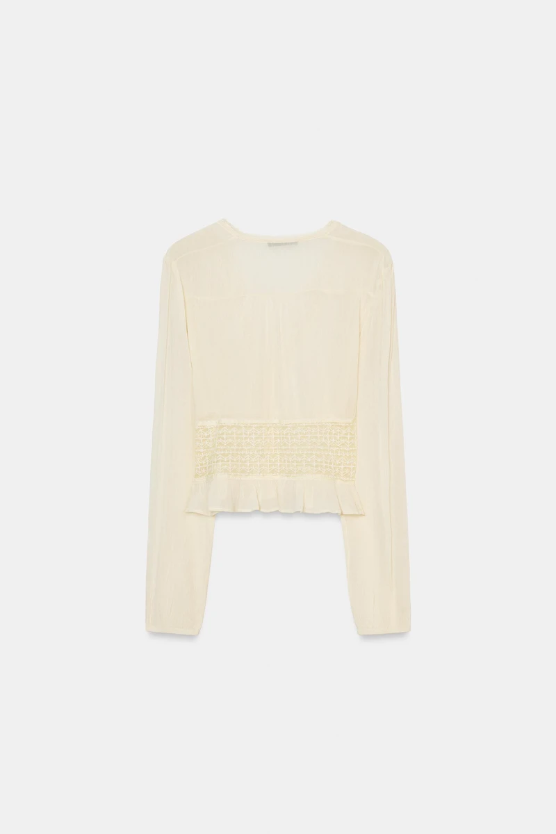 GAUZE LACE SHIRT